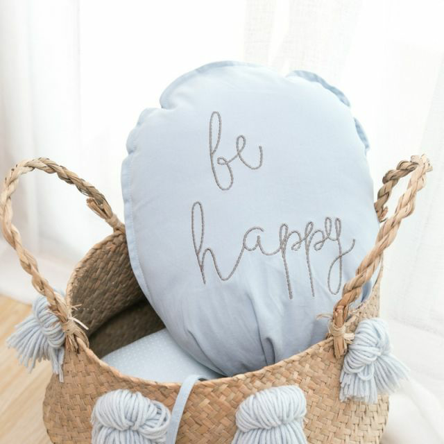 "Be Happy" Affirmation Wall Hanging Balloons